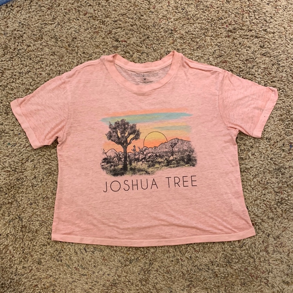 Pink Joshua Tree t shirt